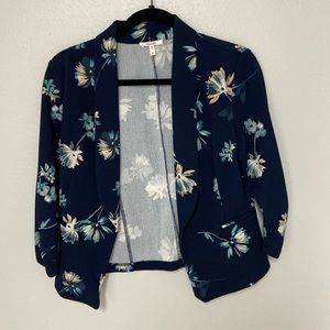 Floral blazer